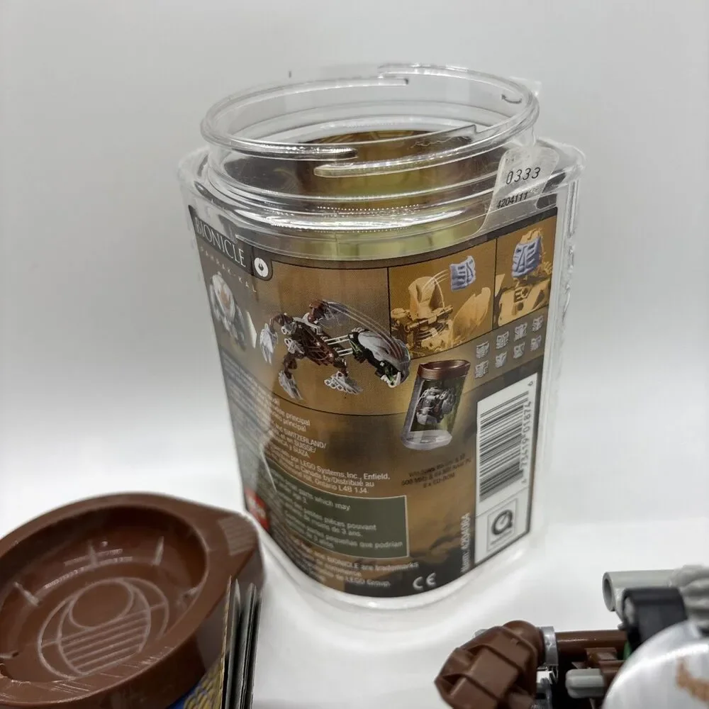 LEGO BIONICLE: Pahrak-Kal - Complete, Manual, rubber holder, Canister - w/disc